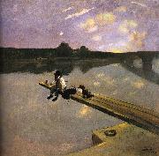 Jean-Louis Forain The Fisherman USA oil painting reproduction